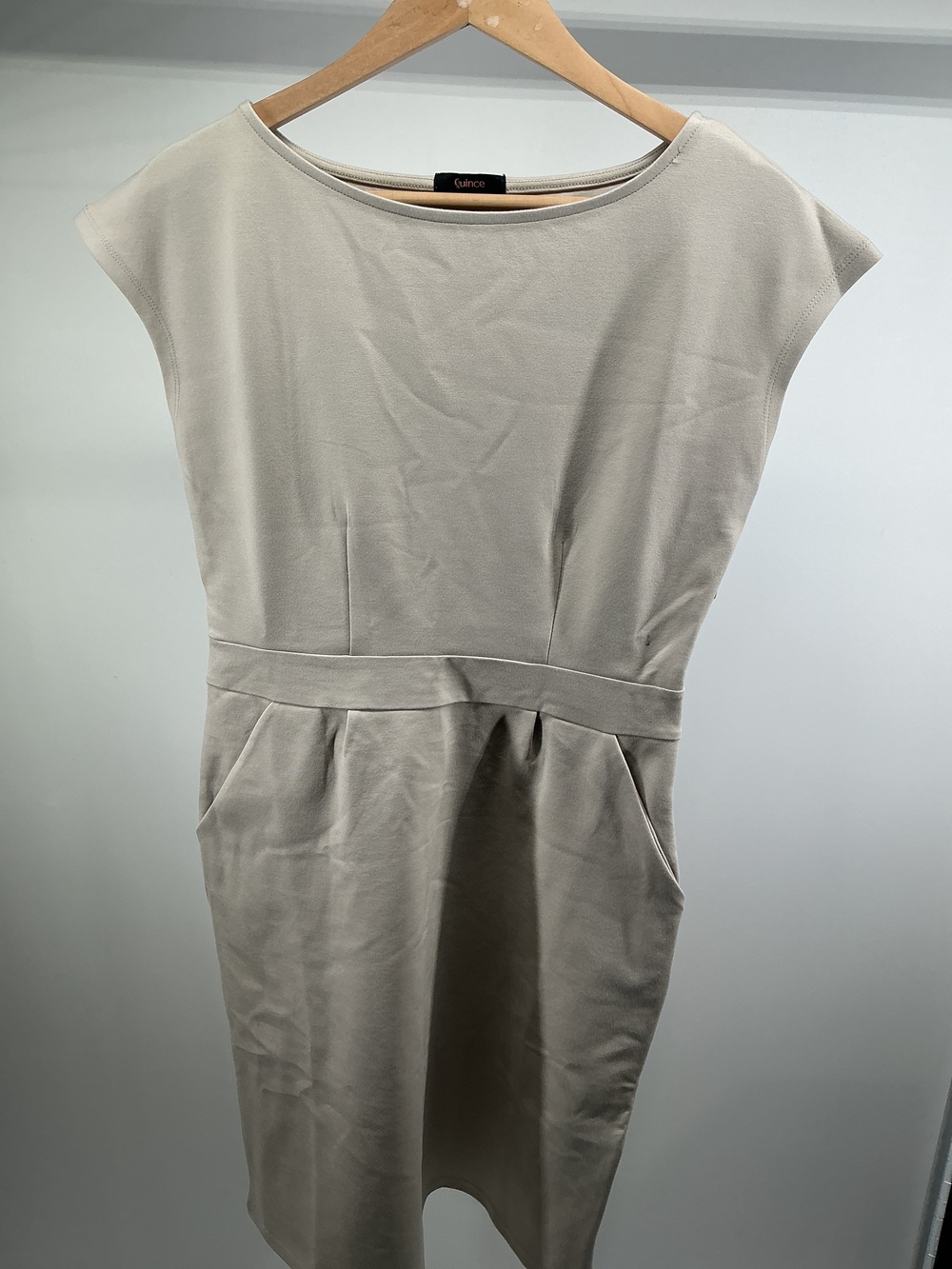 Ultra-Stretch Ponte Cap Sleeve Dress